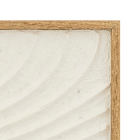 Tablou 3D Hateya, MDF, polistiren, alb, H.80 cm, 205698