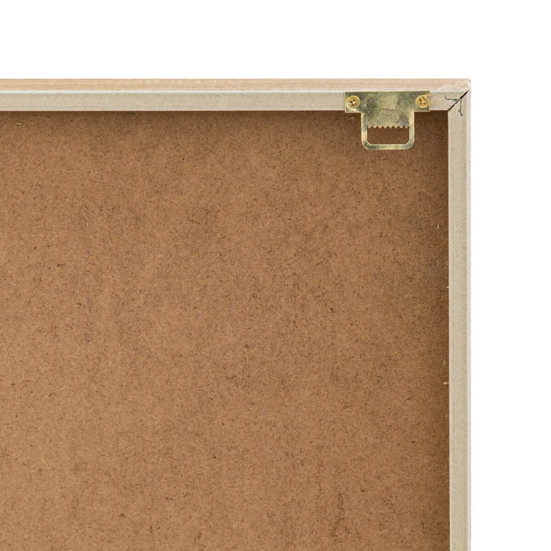 Tablou 3D Hateya, MDF, polistiren, alb, H.80 cm, 205698