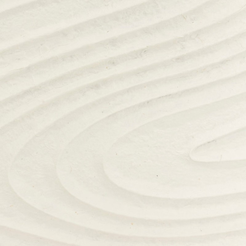 Tablou 3D Hateya, MDF, polistiren, alb, H.80 cm, 205698