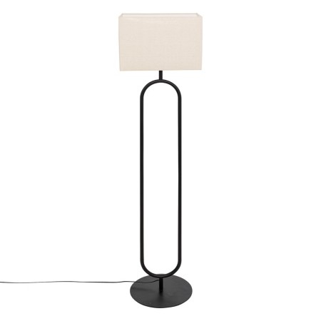 Lampadar Alec, metal, panza, negru, 1XE27, H.154 cm, 202654 