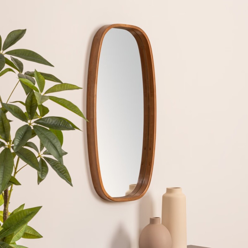 Oglinda Jasna, lemn, sticla, H.80 cm, 203593