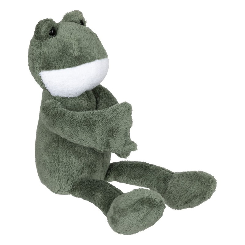 Jucarie copii Frog, poliester, verde, H.35 cm, 203770