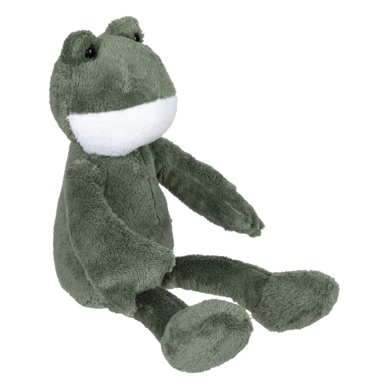 Jucarie copii Frog, poliester, verde, H.35 cm, 203770