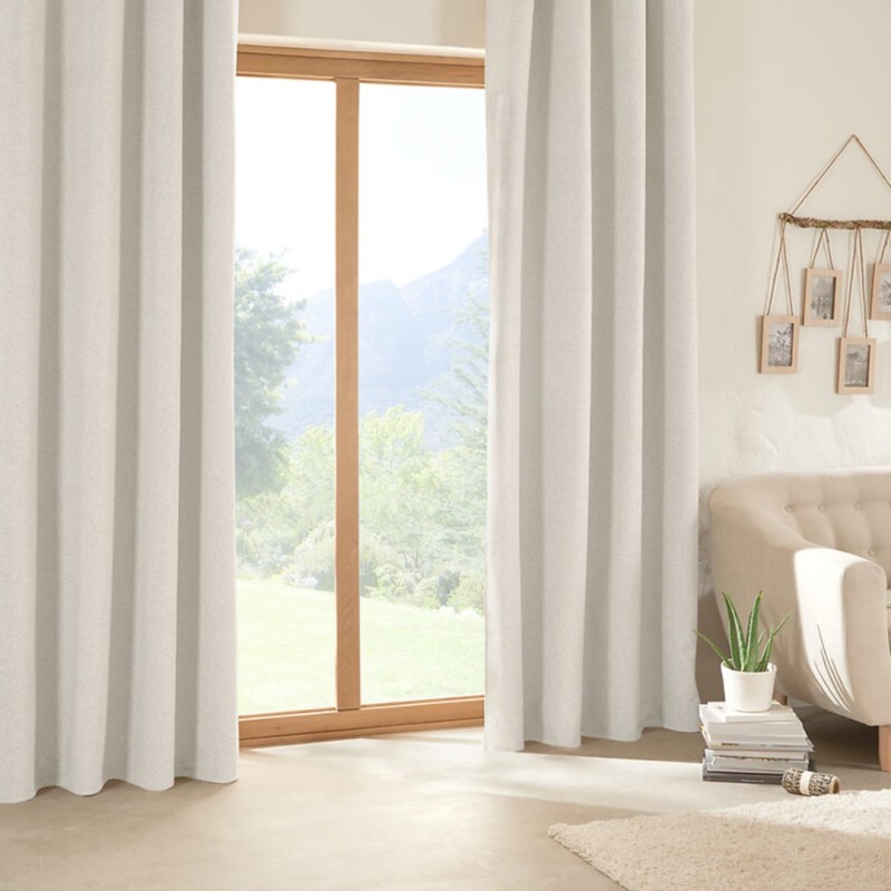 Draperie Soana, poliester, ivoar, 140x260 cm, 204400A
