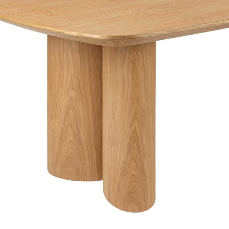 Masa dining Aliona, MDF natur, L.220 cm, 197817