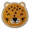 Covor copii Leopard, bumbac, galben, D.90 cm, 203722