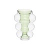 Vaza Double, sticla, verde, H.36 cm, 204313A