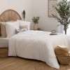 Lenjerie de pat Swan, 2 persoane, 3 piese, poliester, alb, 260x240 cm, 209020A