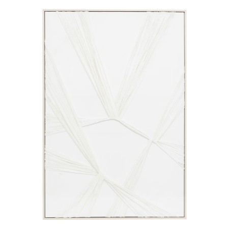 Decoratiune perete Jyoti, MDF, polistiren, alba, H.92 cm, 209427