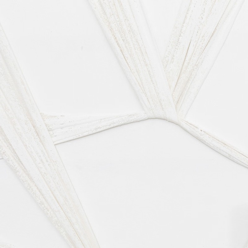 Decoratiune perete Jyoti, MDF, polistiren, alba, H.92 cm, 209427