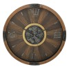 Ceas de perete Keane, MDF, maro, D.63 cm, 206480