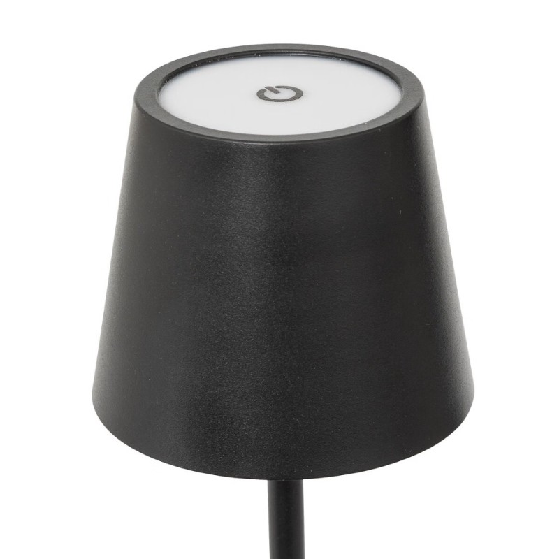 Veioza exterior Cody, metal, negru, reincarcabila, LED, USB, 150 lumeni, 2700K-4000K, IP44, H.37 cm, 202613