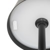 Veioza exterior Cody, metal, negru, reincarcabila, LED, USB, 150 lumeni, 2700K-4000K, IP44, H.37 cm, 202613