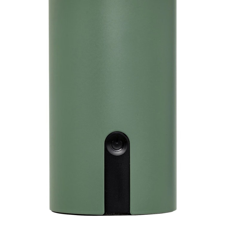 Lampa de masa exterior Jany, metal, polipropilena, verde, H.22 cm, 205945B