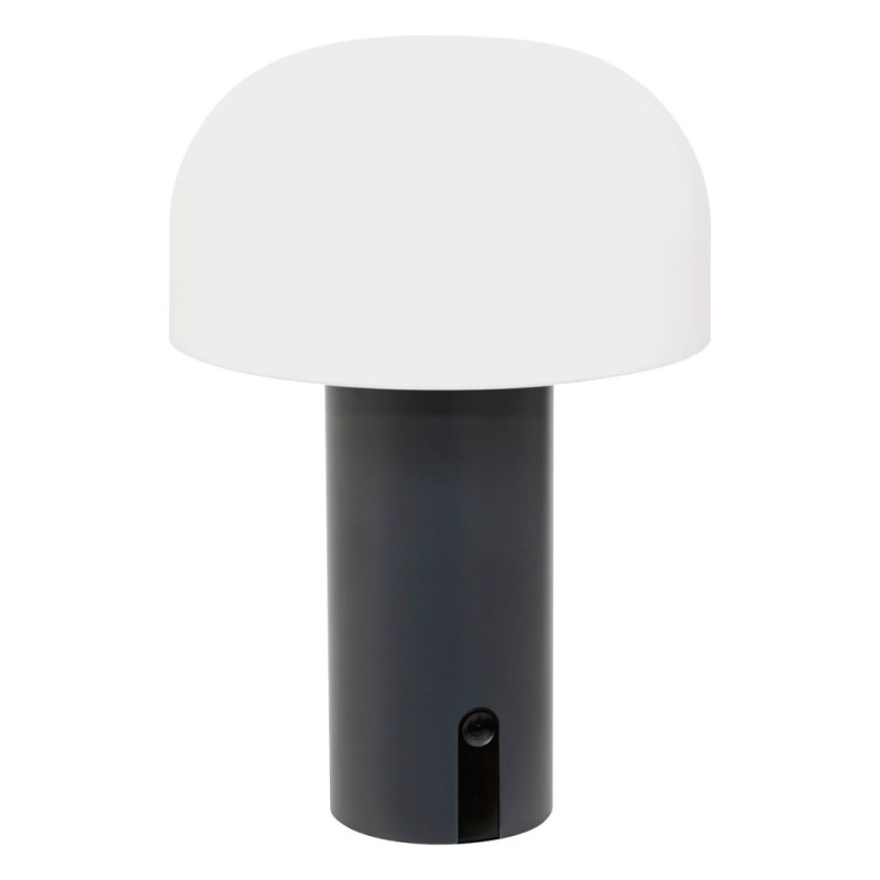 Lampa de masa exterior Jany, metal, polipropilena, gri, H.22 cm, 205945