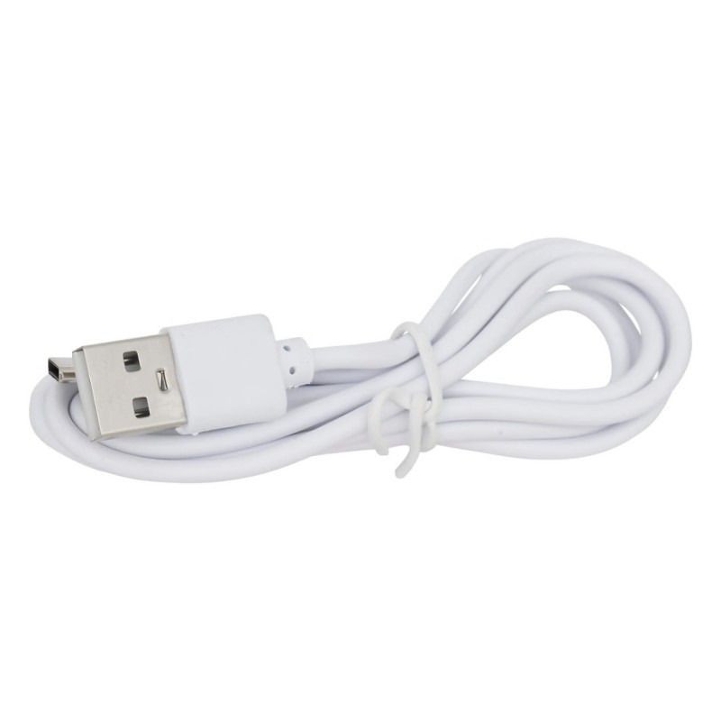 Veioza exterior Zack, metal, polipropilena, bleu, reincarcabil, LED, H.30 cm, 202608E