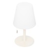 Veioza exterior Zack, metal, polipropilena, alba, LED, USB, H.30 cm, 202608D