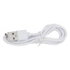 Veioza exterior Zack, metal, polipropilena, alba, LED, USB, H.30 cm, 202608D