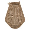Felinar Ross, metal, sticla, hartie, maro, H.31 cm, 204309