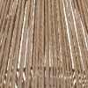 Felinar Ross, metal, sticla, hartie, maro, H.31 cm, 204309