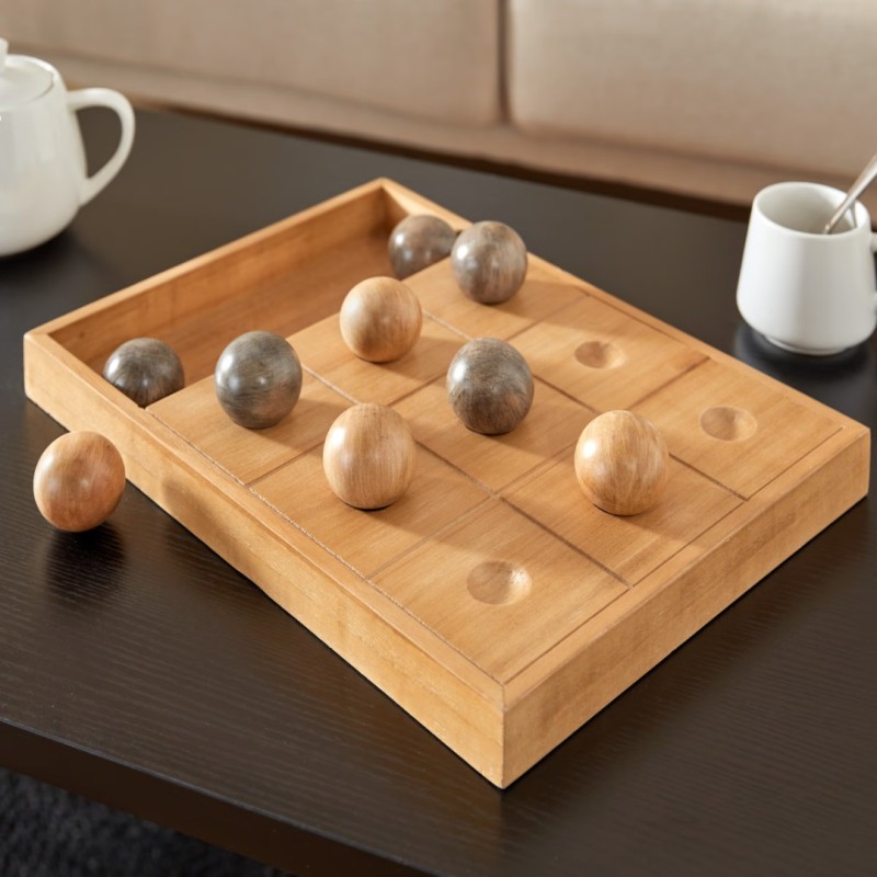 Joc Tic-tac-toe Jehan, lemn, 40x30 cm, 206215