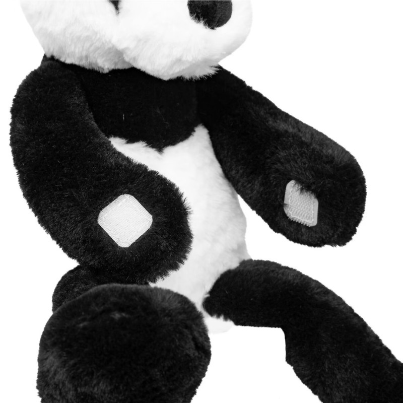 Jucarie copii Panda, poliester, alb/negru, H.35 cm, 203770A