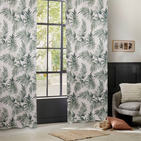 Draperie Elena, poliester, verde, 135x260 cm, 209004C