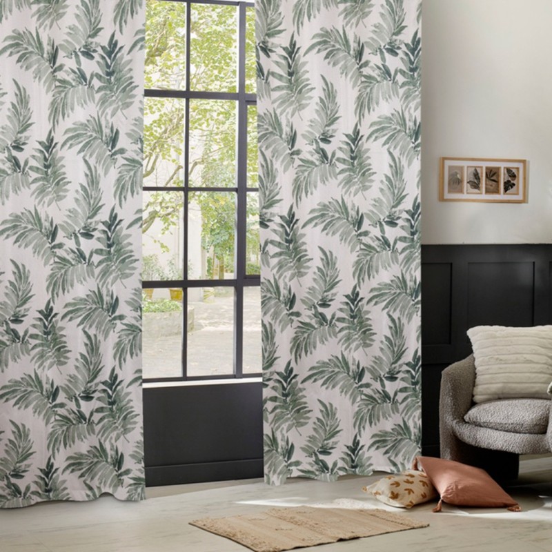 Draperie Elena, poliester, verde, 135x260 cm, 209004C