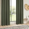 Draperie Odelie, poliester, verde khaki, 140x260 cm, 103859S