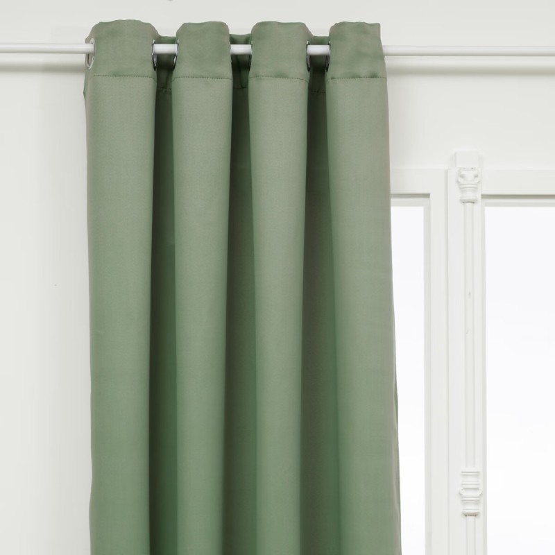 Set 2 draperii Odelie, poliester, verde celadon, 135x240 cm, 120598E