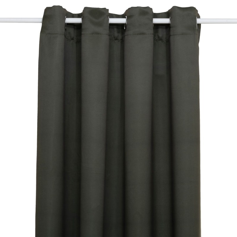 Set 2 draperii Odelie, poliester, verde khaki, 135x240 cm, 120598F