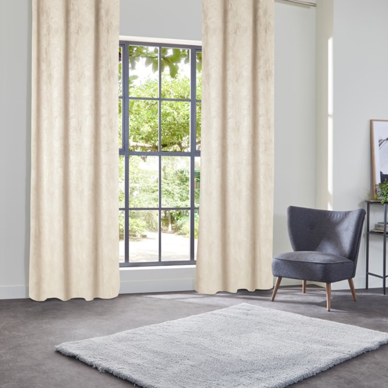 Draperie Fujo, poliester, bej, 135x260 cm, 209001B
