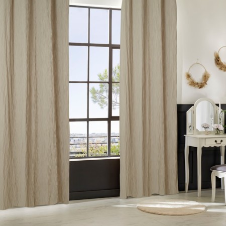 Draperie Maely, poliester, bej, 135x260 cm, 209089B