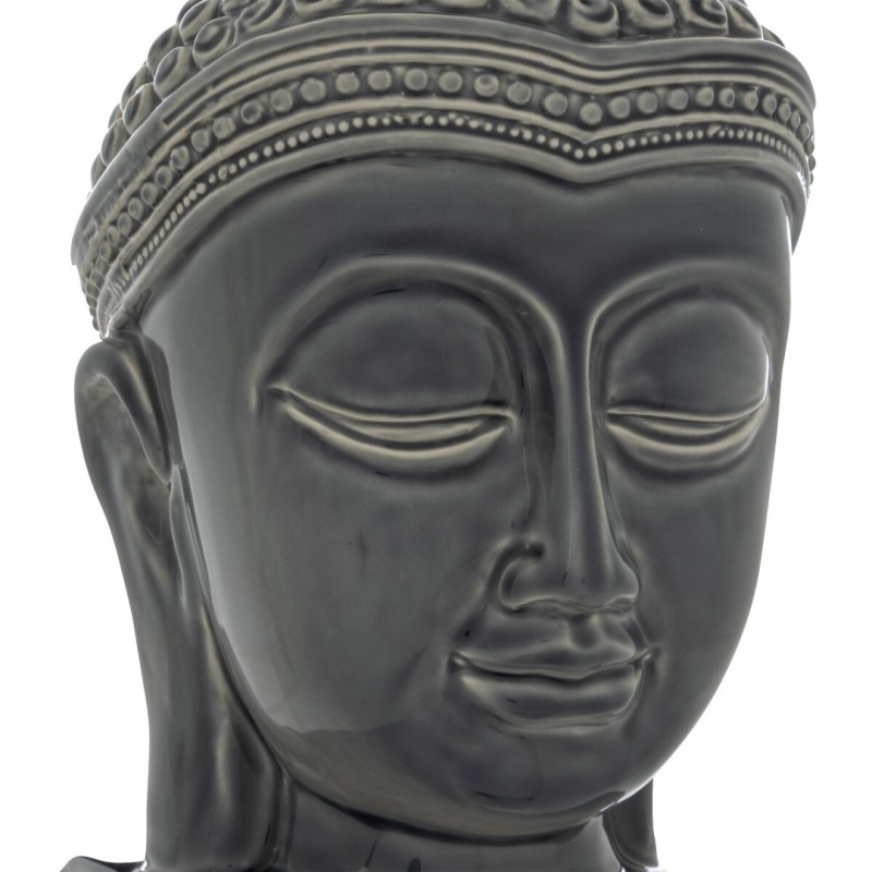 Figurina Buddha, ceramica, bleu, H.22 cm, 206130
