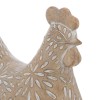 Statueta decorativa Gaina, polirasina, bej, H.12 cm, 206126