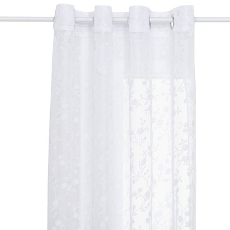 Perdea Lazi, poliester, alb, 140x240 cm, 209011A