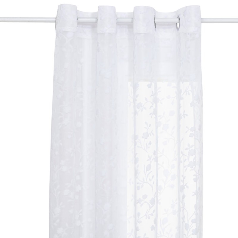 Perdea Lazi, poliester, alb, 140x240 cm, 209011A