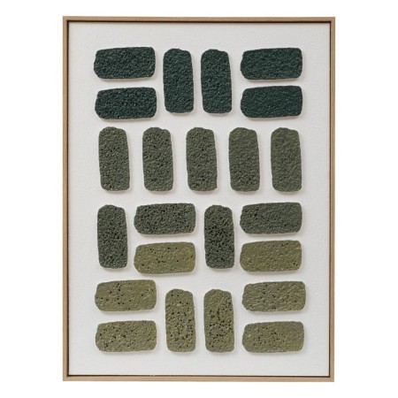 Tablou canvas 3D Aladji, MDF, polistiren, verde, 60X80 cm, 210454