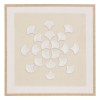 Tablou canvas 3D Houria, MDF, bej, 78X78 cm, 212944