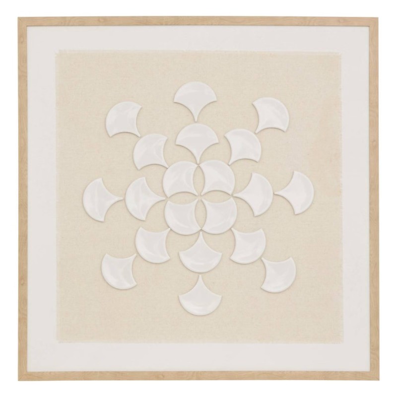 Tablou canvas 3D Houria, MDF, bej, 78X78 cm, 212944