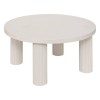 Masuta de cafea Tella, MDF, ivoar, D.70 cm, 197898A