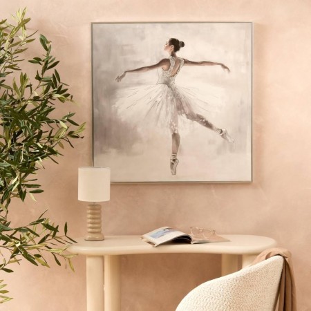 Tablou canvas Vivi, MDF, folie argintie, 78x78 cm, 215558