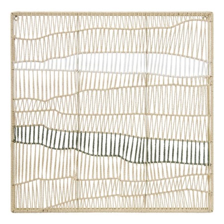 Decoratiune perete Henry, metal, hartie, bej, H.80 cm, 218518
