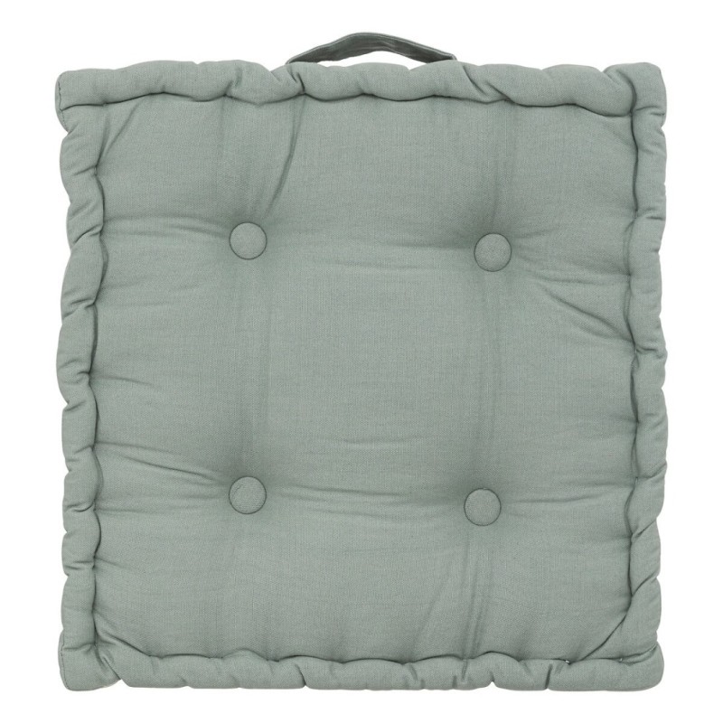 Perna de podea Anjali, bumbac, verde celadon, 40x40 cm, 103852F2