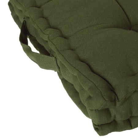 Perna de podea Anjali, bumbac, verde khaki, 40x40 cm, 103852K2