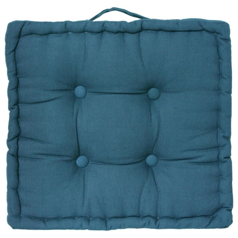 Perna de podea Anjali, bumbac, bleu, 40x40 cm, 103852Q