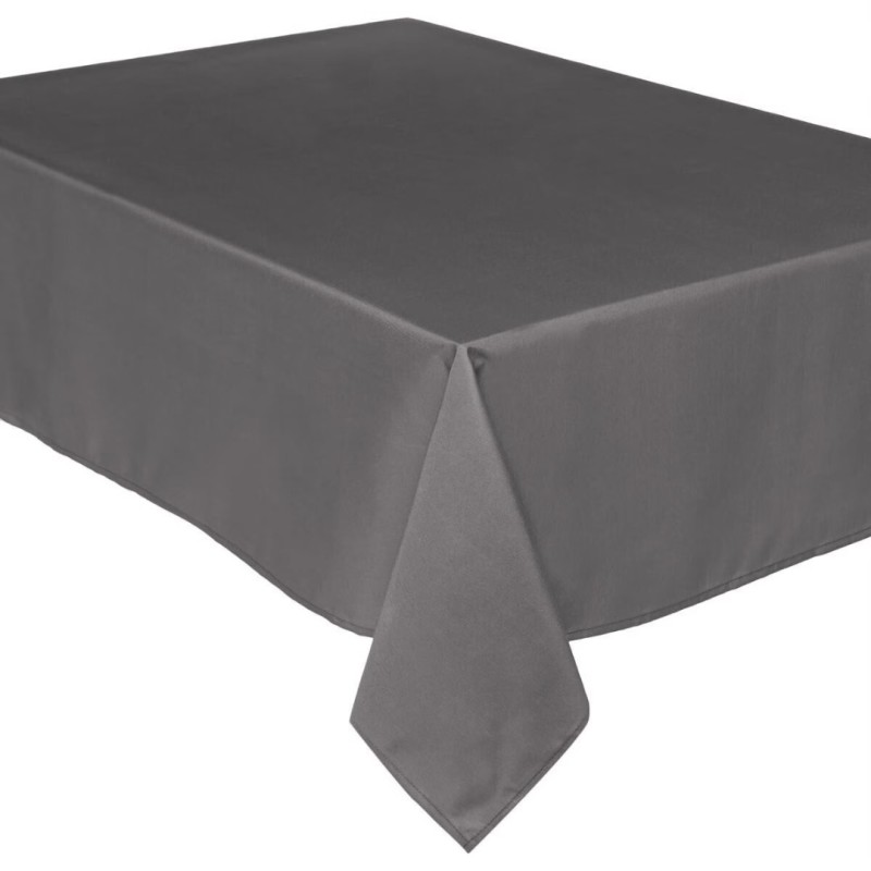 Fata de masa, poliester, gri, 140x240 cm, 103900B