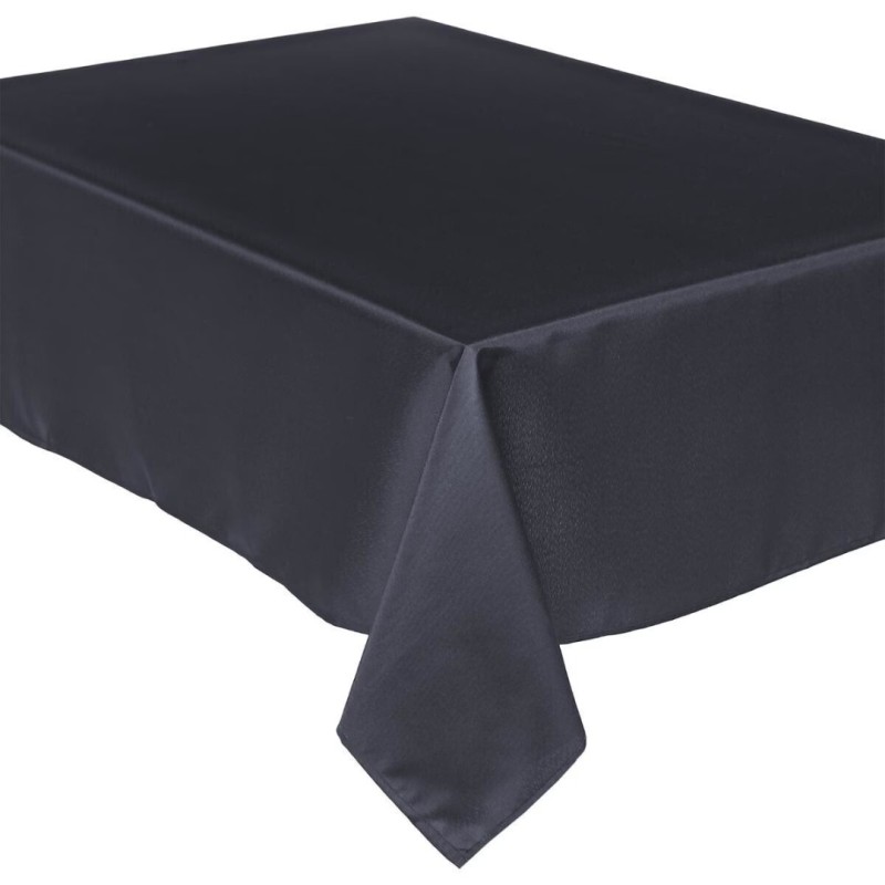 Fata de masa, poliester, gri inchis, 140x240 cm, 103900L