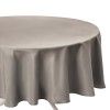 Fata de masa rotunda, poliester, bej, D.180 cm, 103901D