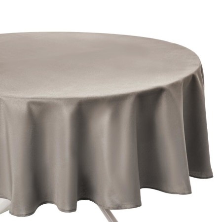 Fata de masa rotunda, poliester, bej, D.180 cm, 103901D